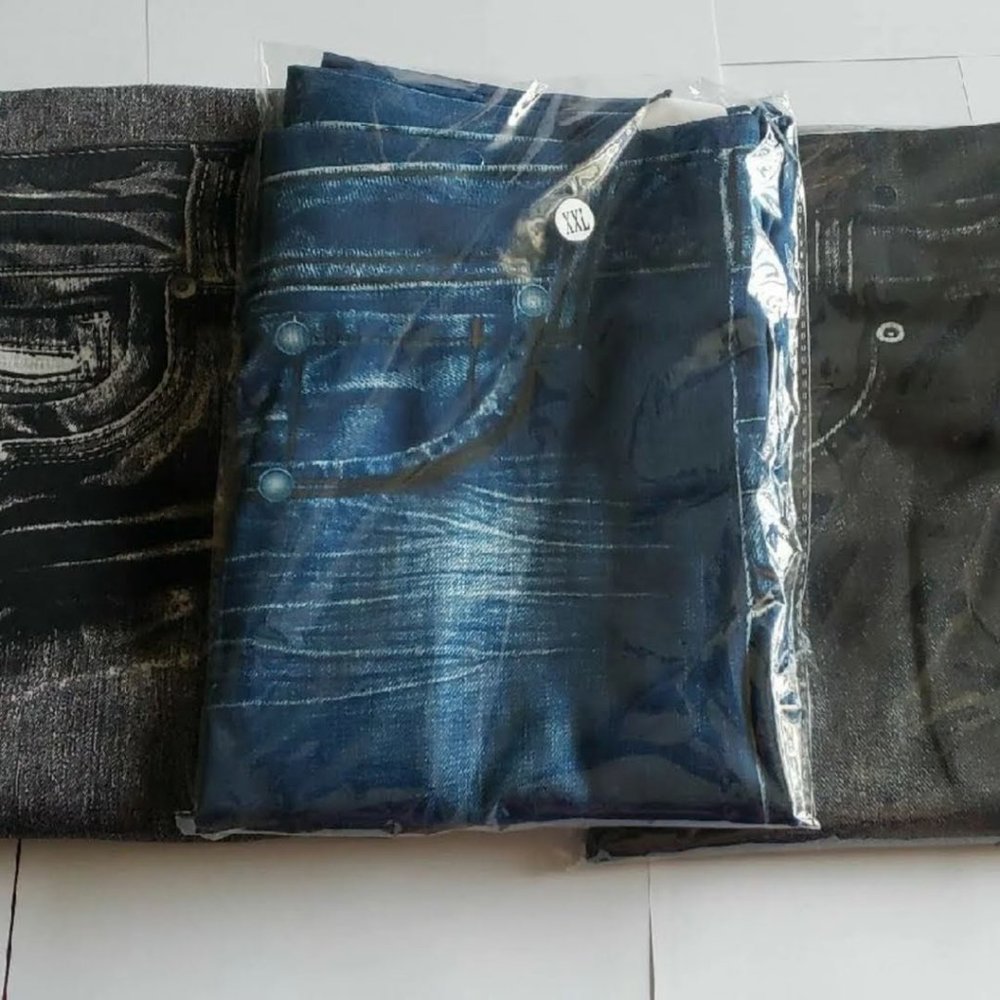 3 Piece Women Casual Skinny Jean Leggings